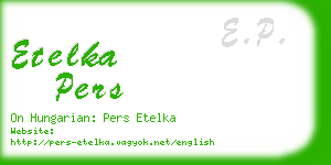 etelka pers business card